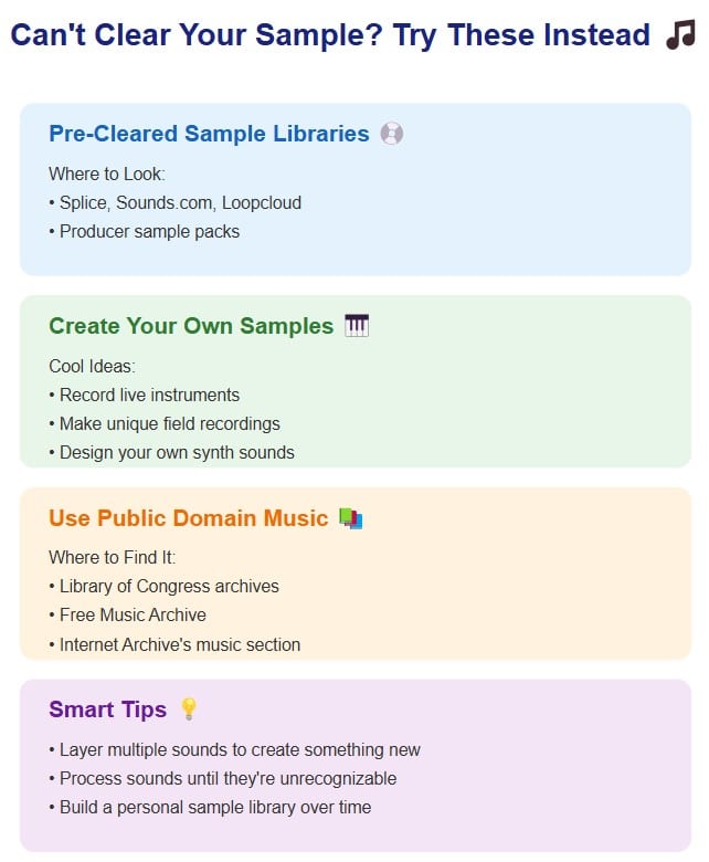 do these if you cannot clear your sample
